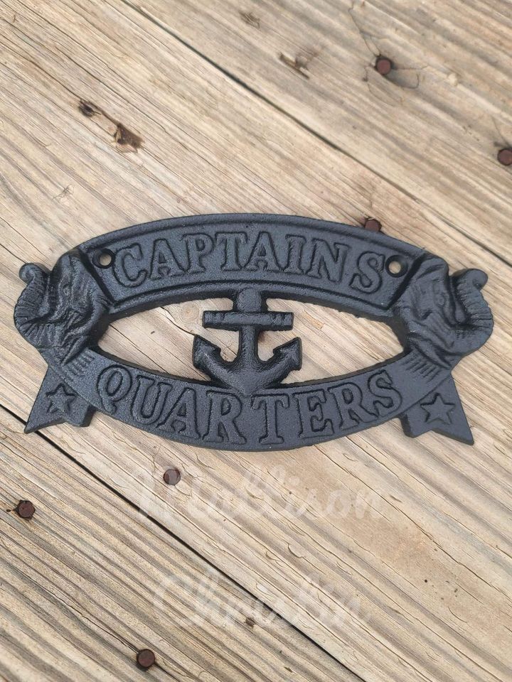 Captains Quarters Cast Iron Wall Decor