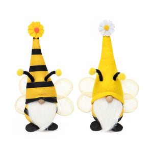 Bumblebee Winged Couple Gnome
