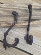 2 Cast Iron Victorian Hook