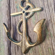 10 Nautical Anchor Coat Key Hook