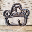 Cowboy Hat Cast Iron Key Towel Hat Coat Rack Hook