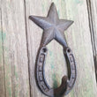 Star Horseshoe Cast Iron Hook