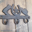 Cowboy Themed Western Style Key Towel Hat Coat Hook Rack