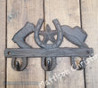 Cowboy Themed Western Style Key Towel Hat Coat Hook Rack