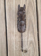 Brown Cast Iron Horse Hat Coat Key Towel Hook