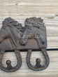 Three Horse Hook Key Rack Towel Coat Hook