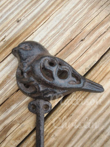 Song Bird Cast Iron Hook