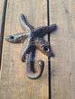 Starfish Cast Iron Nautical Beach Theme Coat Hat Towel Key Rack Hook