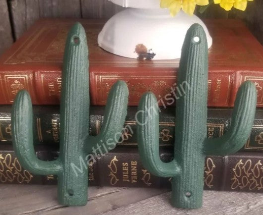 Green Cactus Hooks Set 2