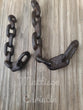 Chain Hook Cast Iron Towel Key Hat Coat Rack Set of 4