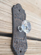 Glass Knob Door Cast Iron Hook Drawer Pull