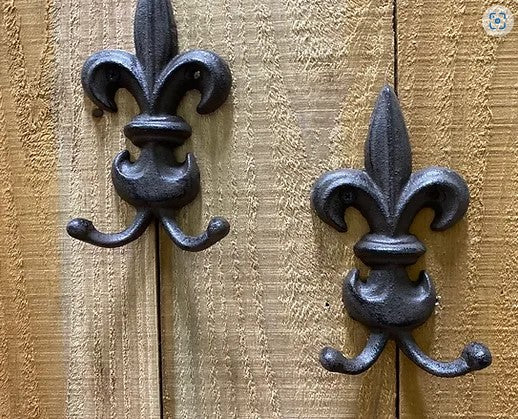 Fleur de Lis Double Hook