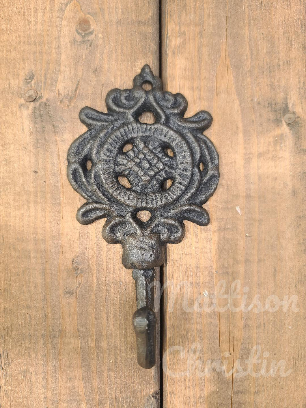 Ornate Metal Knob Hook