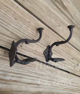 Coat and Hat Cast Iron Hook