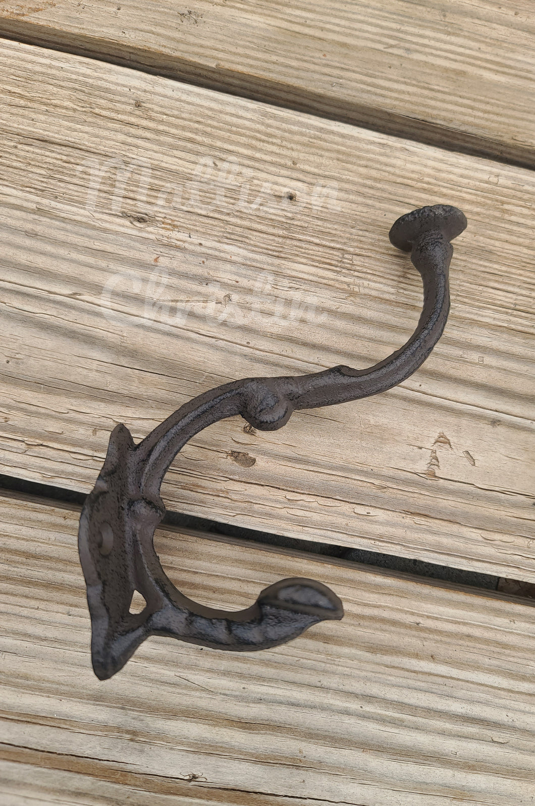 Coat and Hat Cast Iron Hook