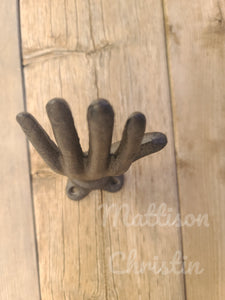 Hand Hook, Curtain Pull Back Coat Hook, Hand Cabinet Drawer Pull