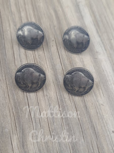 10 Buffalo Replicated Nickle Tacks