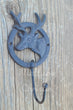 2 Cast Iron Deer Lodge Hunting Themed Coat Towel Hat Key Hook