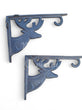 2 Cast Iron Deer Shelf Brace Brackets