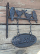 Cast Iron Bird Wall Mounted Welcome Goodbye Hanging Sign