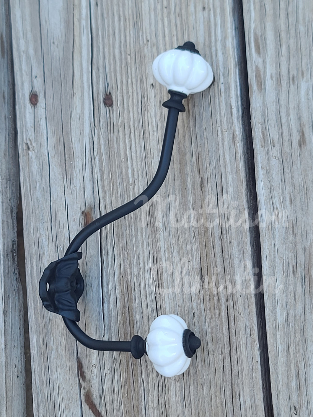 Porcelain Knob Hook Towel Hat Coat Key Rack