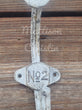 Set of 3 Numbered Wall Hooks