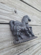 Cast Iron Western Themed Horse Doorstop