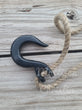 Hook with Cast Iron Pulley