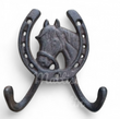 Horseshoe Horse Double Hook Coat Key Towel Hook