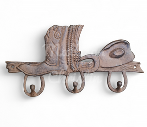 Cowboy Hat Boot Key Rack