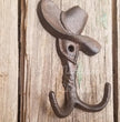 Cowboy Hat Cast Iron Coat Hat Towel Hook