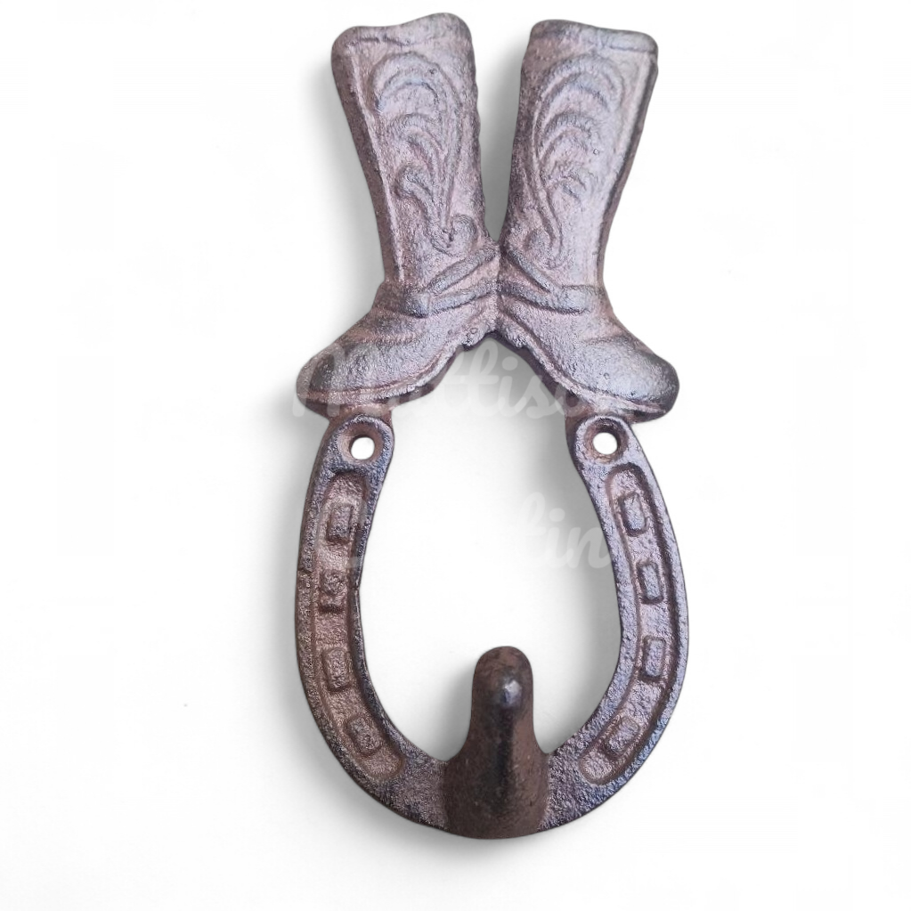 Cowboy Boots Cast Iron Hook