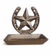 Cast Iron Texas Star Horseshoe Soap Dish