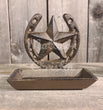 Cast Iron Texas Star Horseshoe Soap Dish