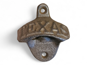 Set of 4 Texas Cast Iron Bottle Opener
