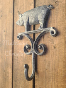 Rustic Farmhouse Pig Hook