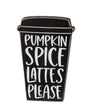 Pumpkin Leaves Pumpkin Spice Lattes Please Chucky Shelf Sitter Set 2