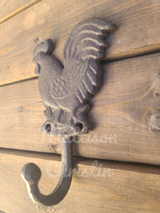 Rooster Cast Iron Hook