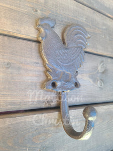 Rooster Cast Iron Hook