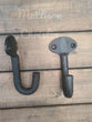 2 Rowan Cast Iron Hook