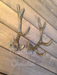 2 Single Deer Antler Hook