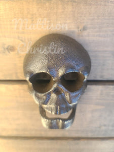 Skull Cast Iron Bottle Opener