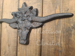 Texas Longhorn Wall Plaque