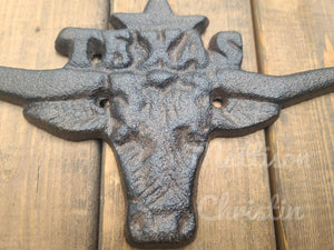 Texas Longhorn Wall Plaque