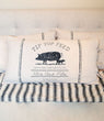 Tip Top Feed Farmhouse Stripe King Pillow Sham