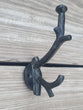 2 Tree Branch Coat Hat Towel Key Hook