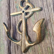 2 Nautical Anchor Coat Key Hook