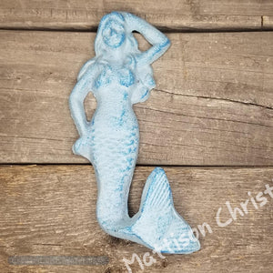 Distressed Blue Mermaid Hook