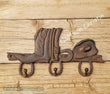 Cowboy Hat Boot Key Rack