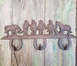 Cowboy Horse Cast Iron Key Rack Hook